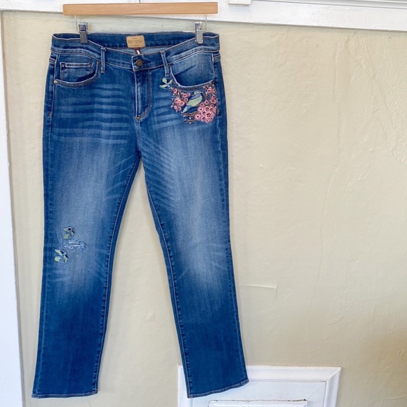DRIFTWOOD Jeans Driftwood Birds Of Happiness Embroidered Audrey
